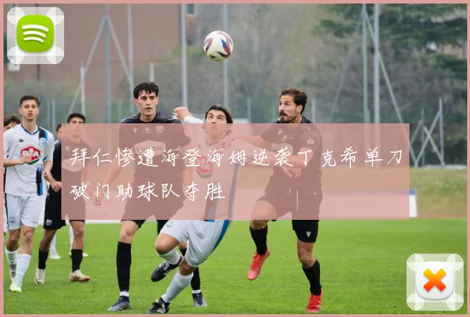 拜仁惨遭海登海姆逆袭丁克希单刀破门助球队夺胜